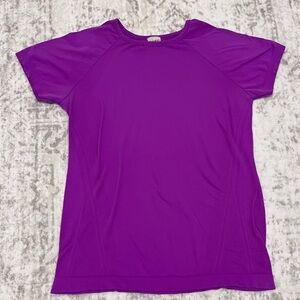 Athleta Girl XL Power Up Purple Short Sleeve